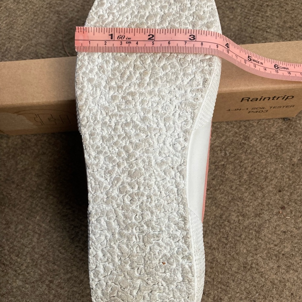 Genuine Suede Rose Pink Superga Cory Classic 7.5 - Picture 8 of 10